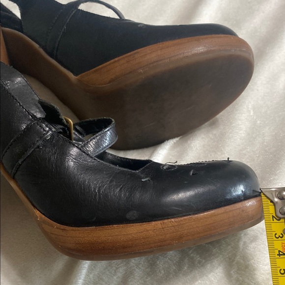 Dr. Sholl’s Leather Black Mary Jane Platform Heels size 8M - Picture 14 of 15